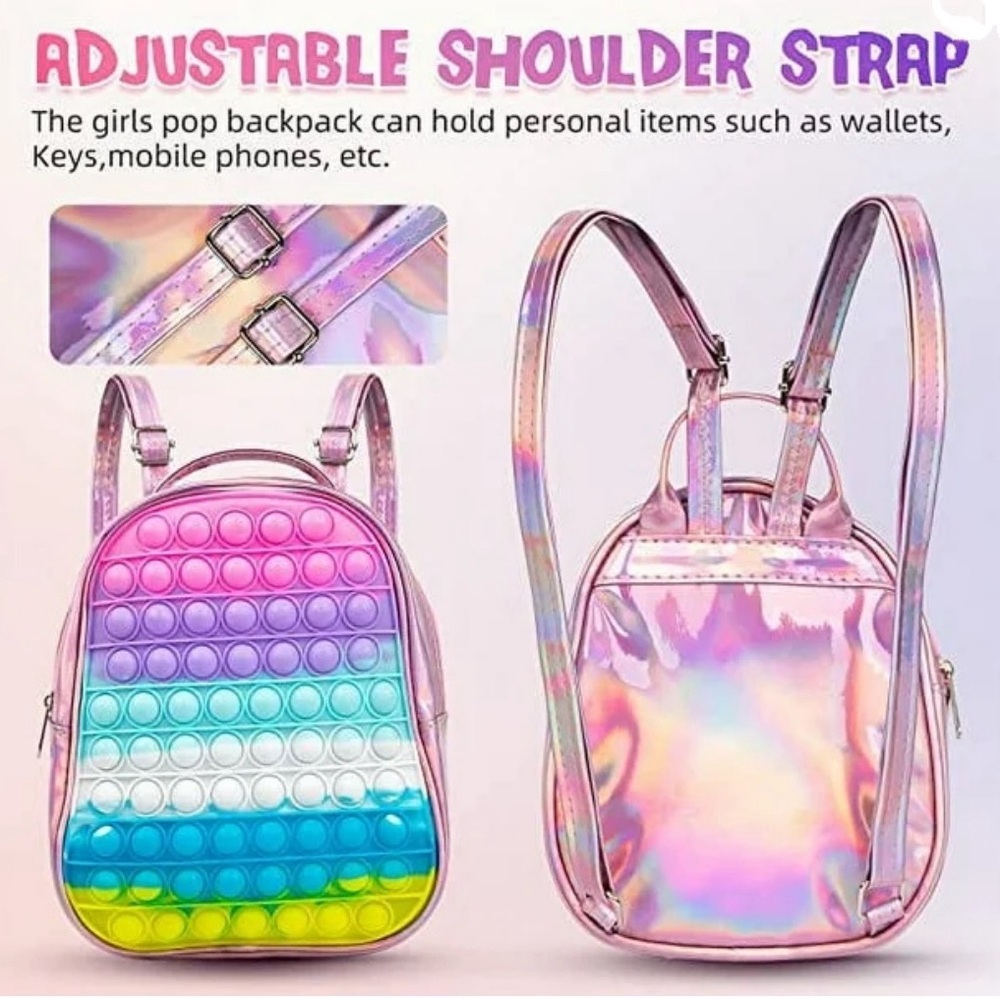 POP IT Backpack in Multi-Colored - Picture 11 of 13